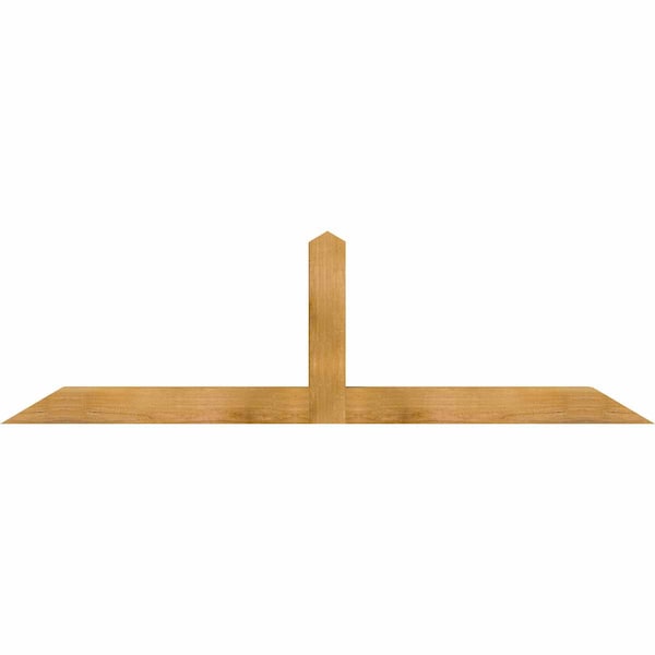 Ekena Millwork Portland Rough Sawn Timber Gable Bracket, Western Red Cedar, 72"W x 21"H x 4"D x 4"F, 7/12 Pitch GBW072X21X0404POR00RWR - main